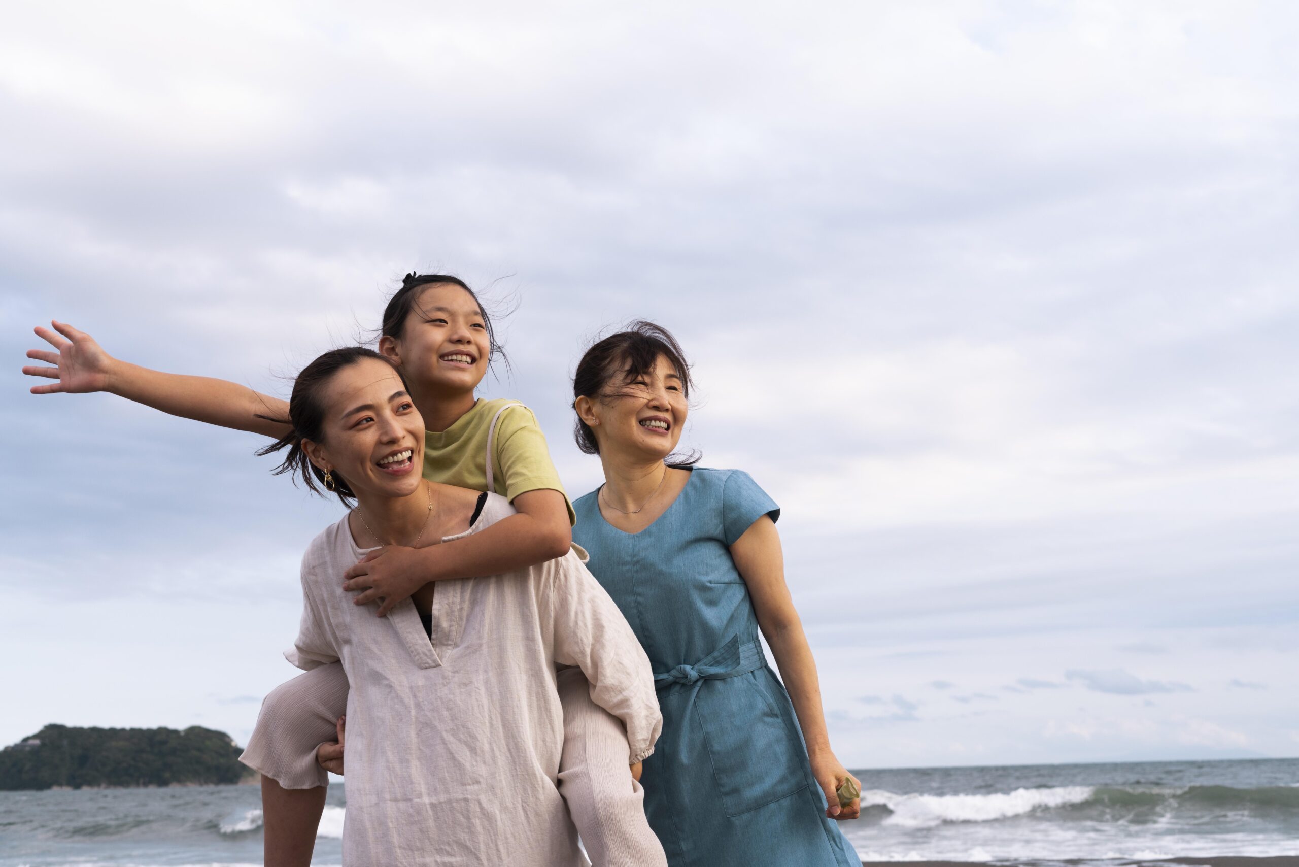 mother and daughters